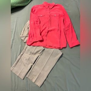 Anne Klein Slacks in Tan Size 8P